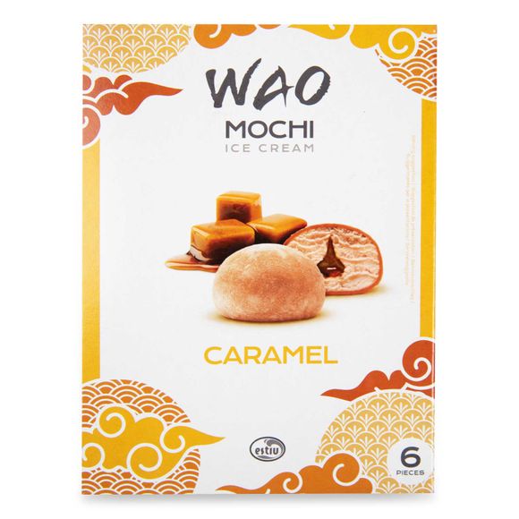 Wao Caramel Mochi Ice Cream 6x35g